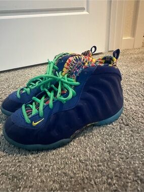 Nike Kids' Foamposite One Blue Sneakers